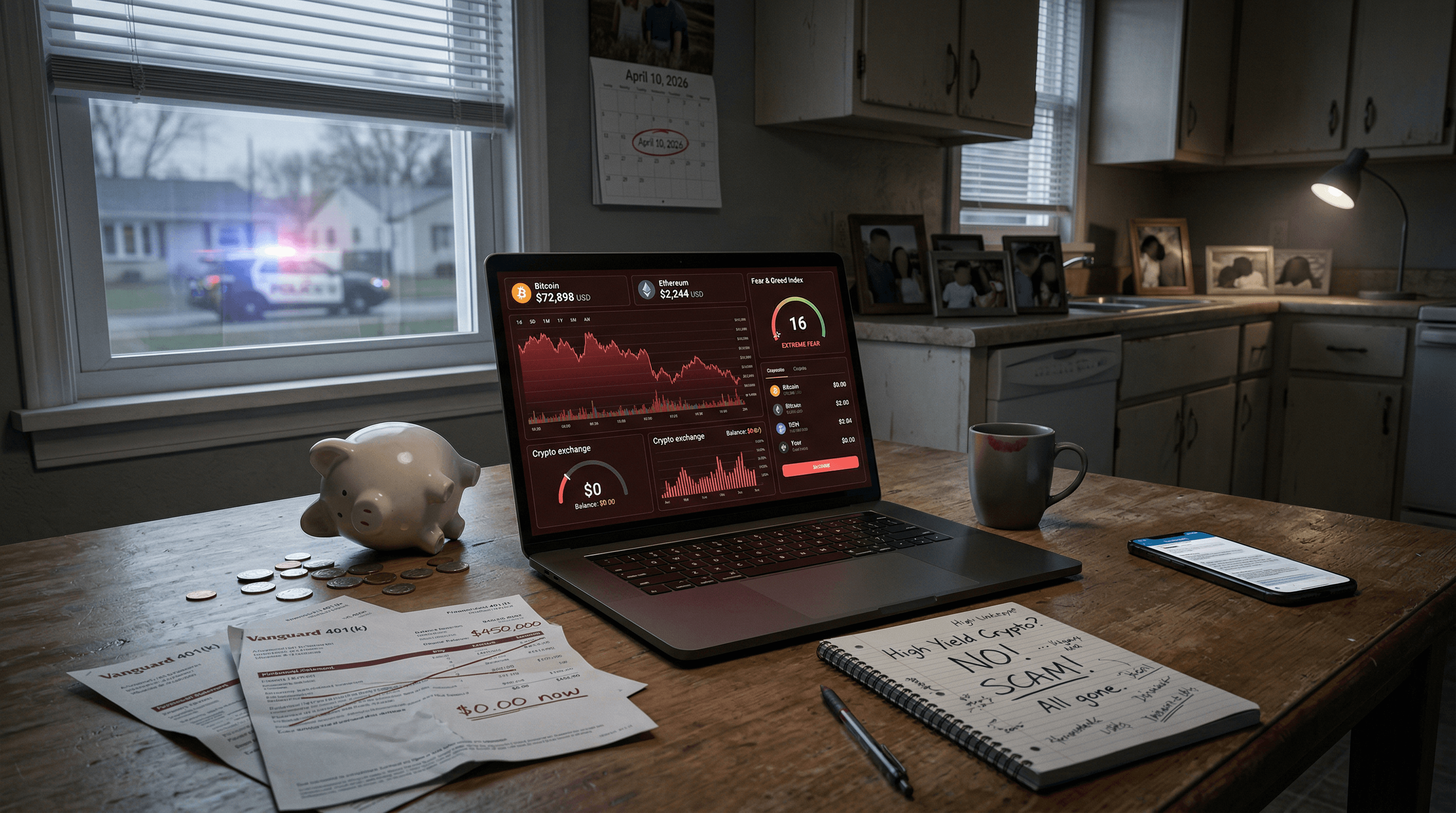 Cryptocurrency Scam Drains Michigan Woman's $450K 401(k)