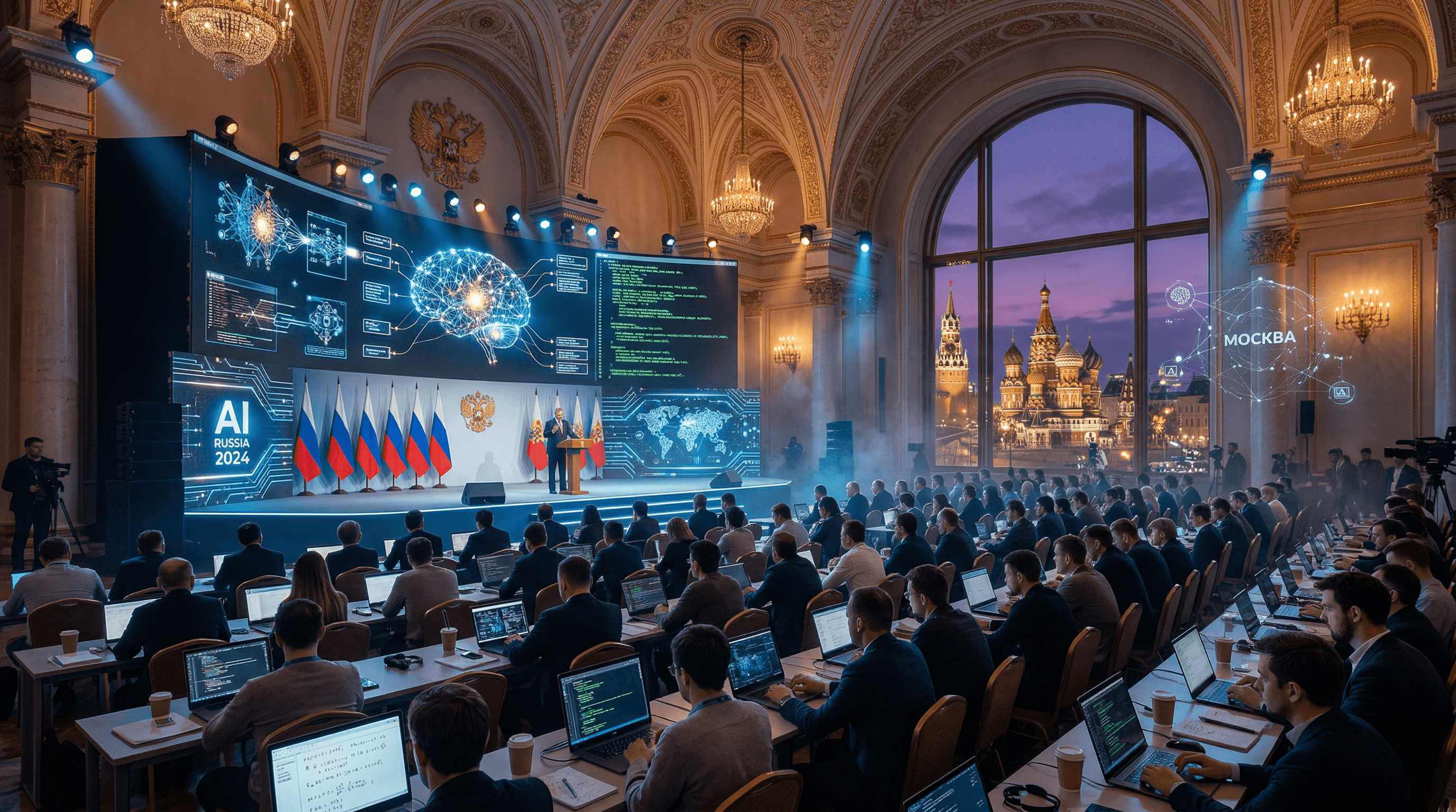 Putin's AI Summit Pledges 5.2B USD to Defy Sanctions
