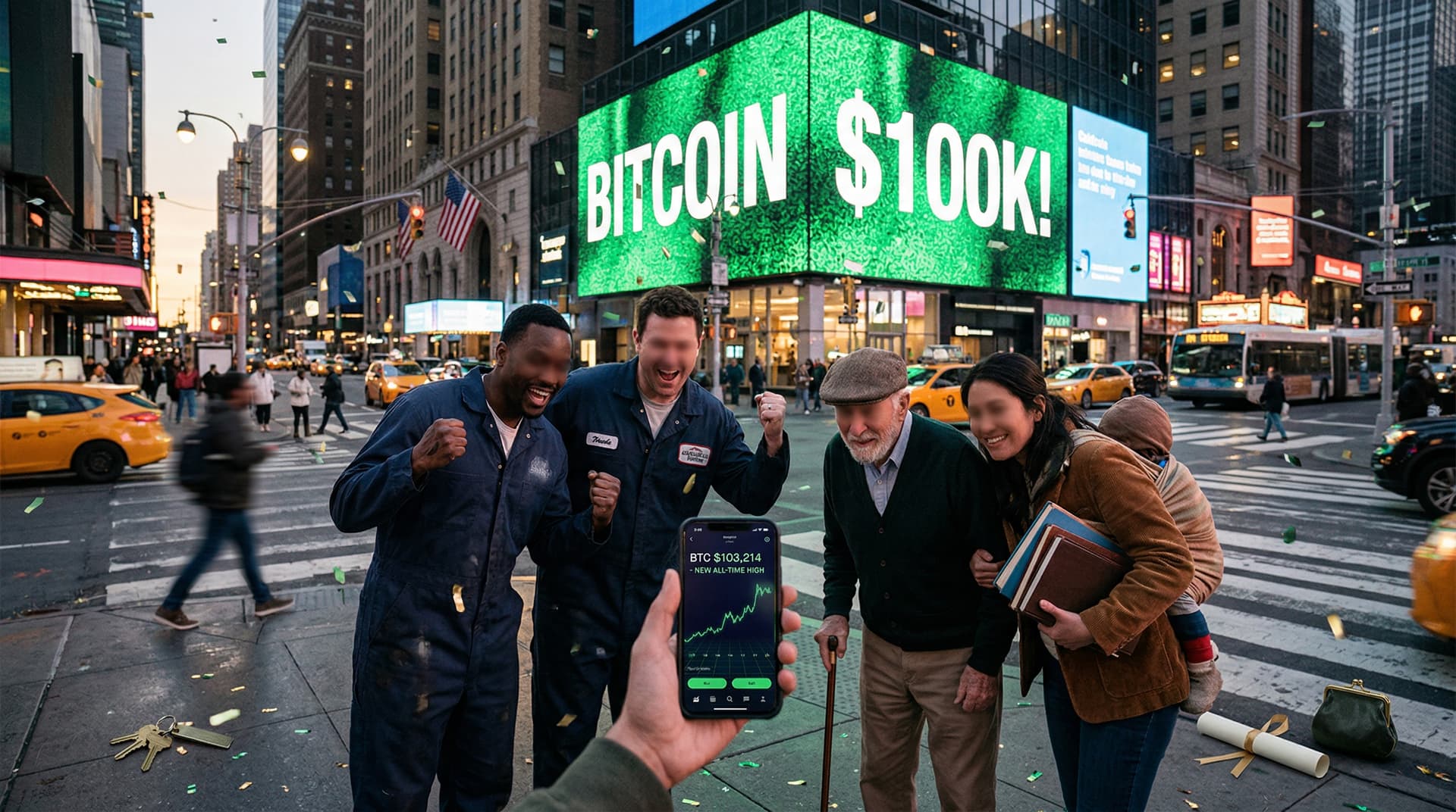 Bitcoin Hits $100K: Everyday Americans' Crypto Dreams Realized
