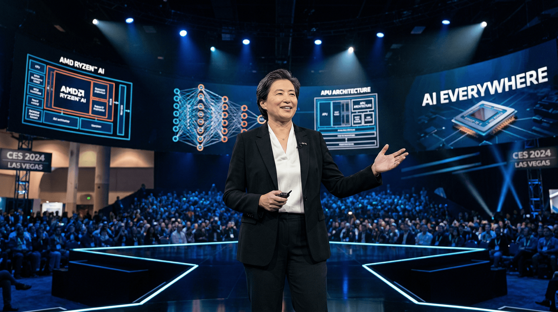 Lisa Su: AMD's Visionary CEO Ignites CES 2024