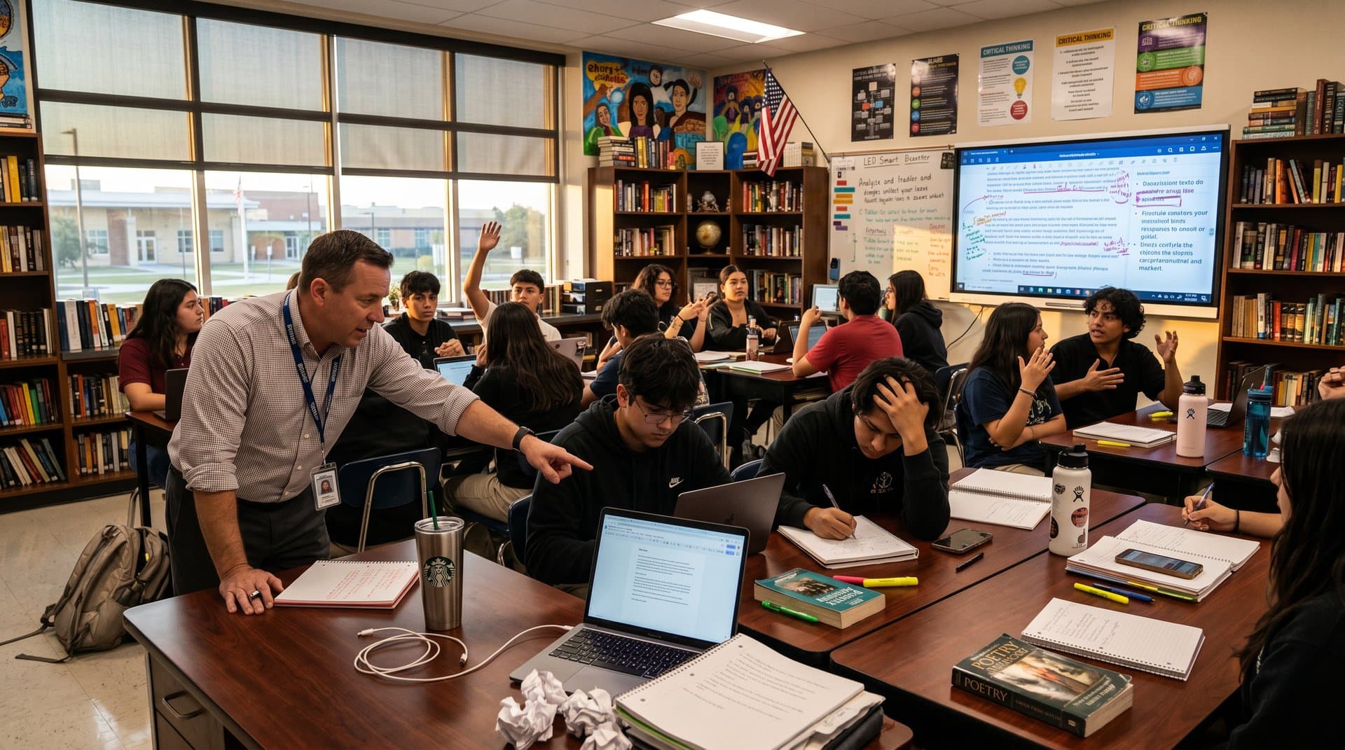 San Antonio teacher confronts student using AI in classroom, evoking tension over creativity loss