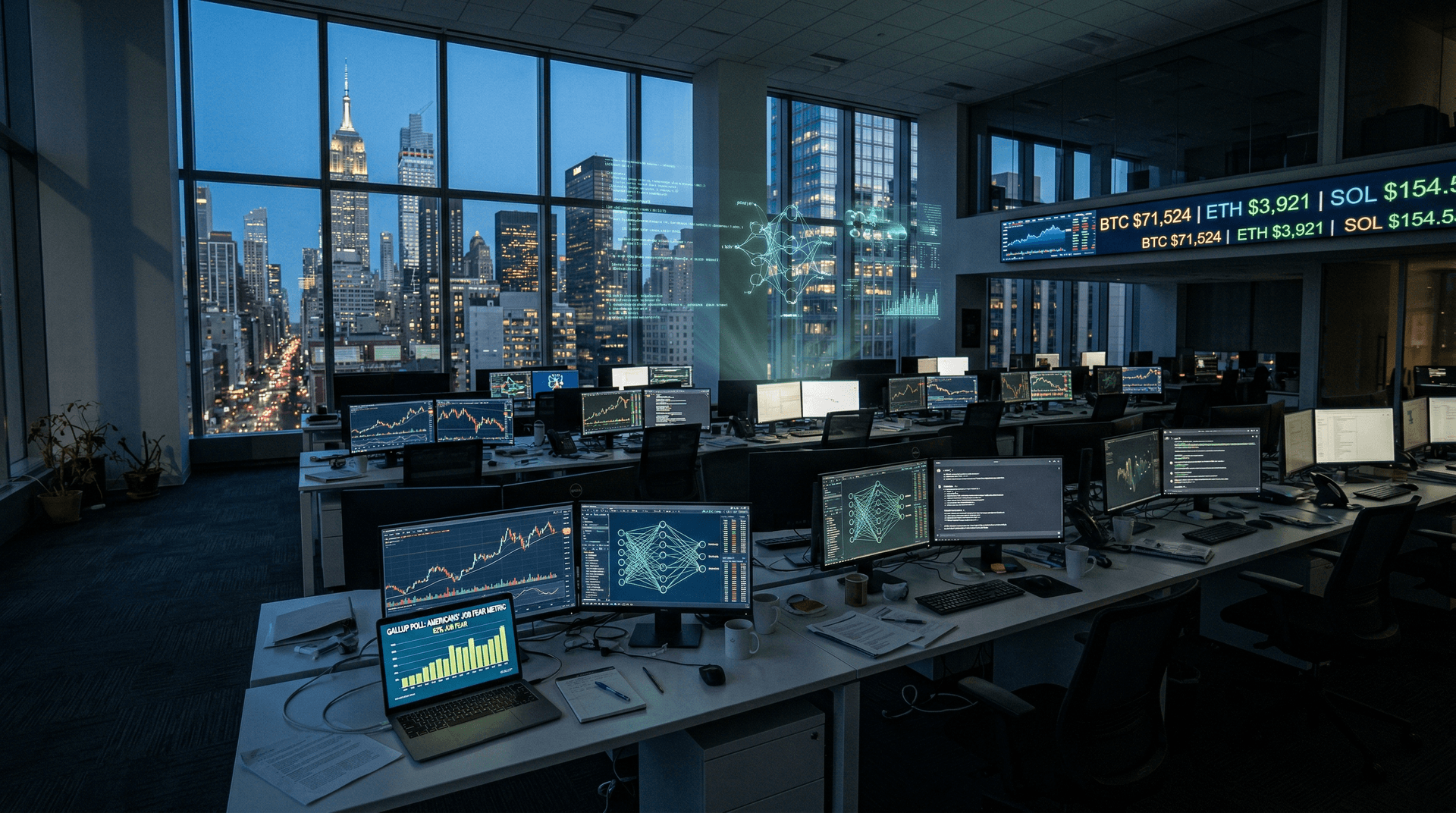 Gallup Poll AI Workplace Survey: 52% Fear Job Loss in 5 Years