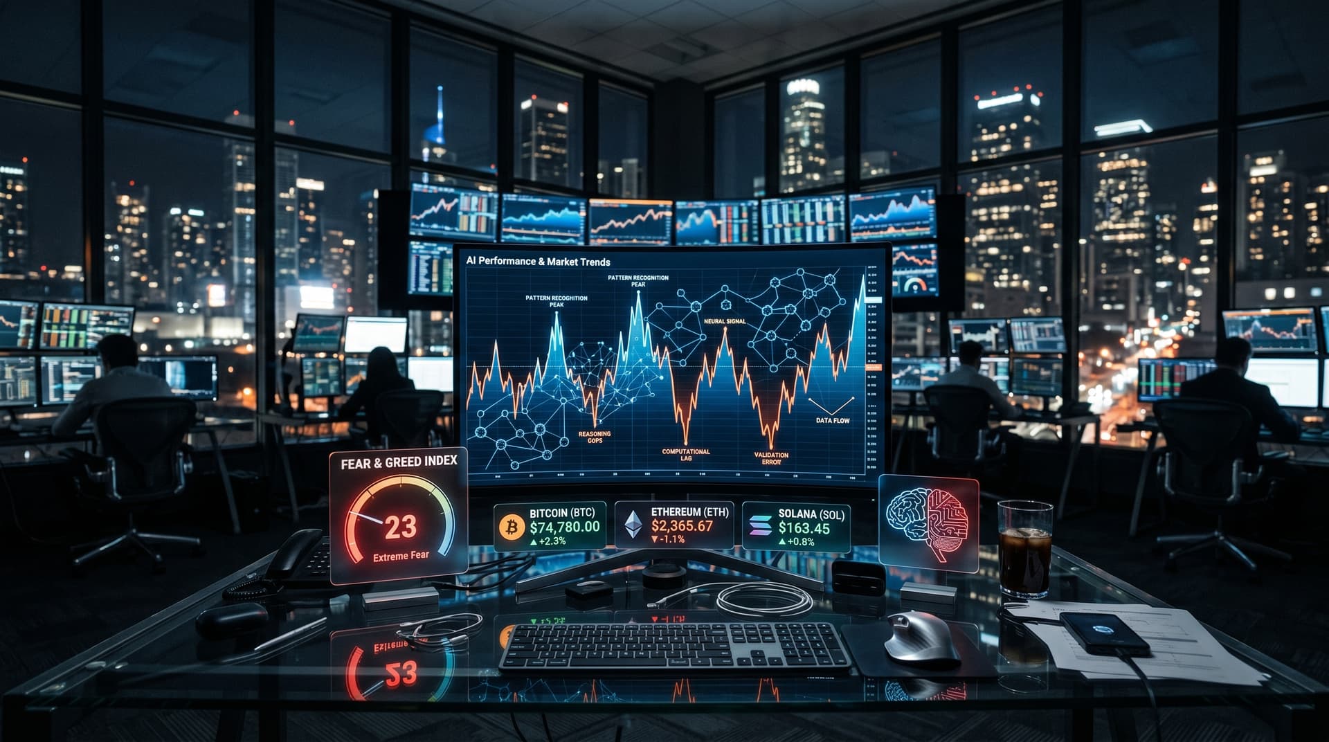 Jagged Intelligence Sparks Human-AI Teams as Crypto Fear Hits 23, Bitcoin $74K