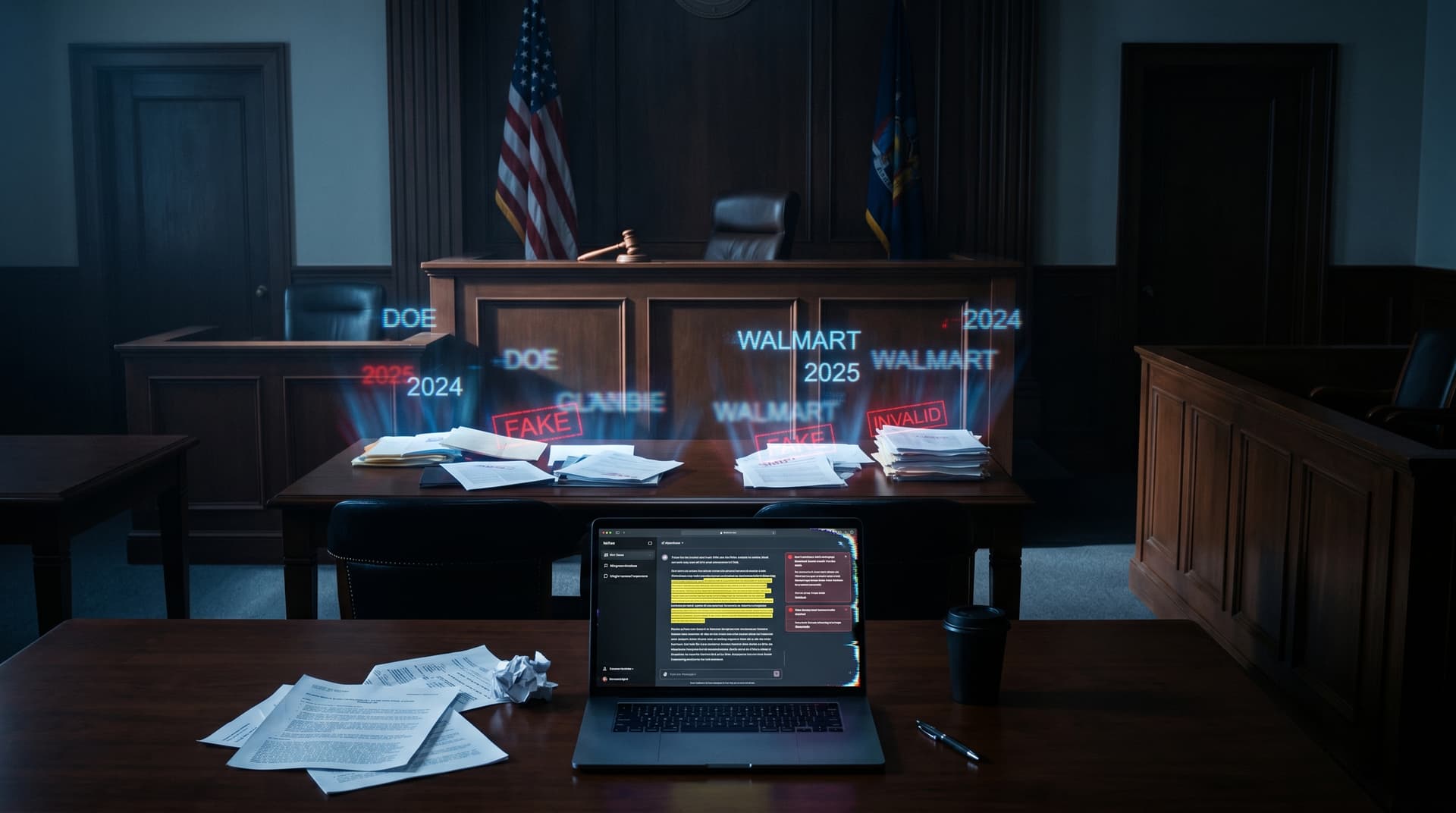 Judge AI Walmart Case: $5K Fine for 'Perilous Shortcut' as Fear Hits 23