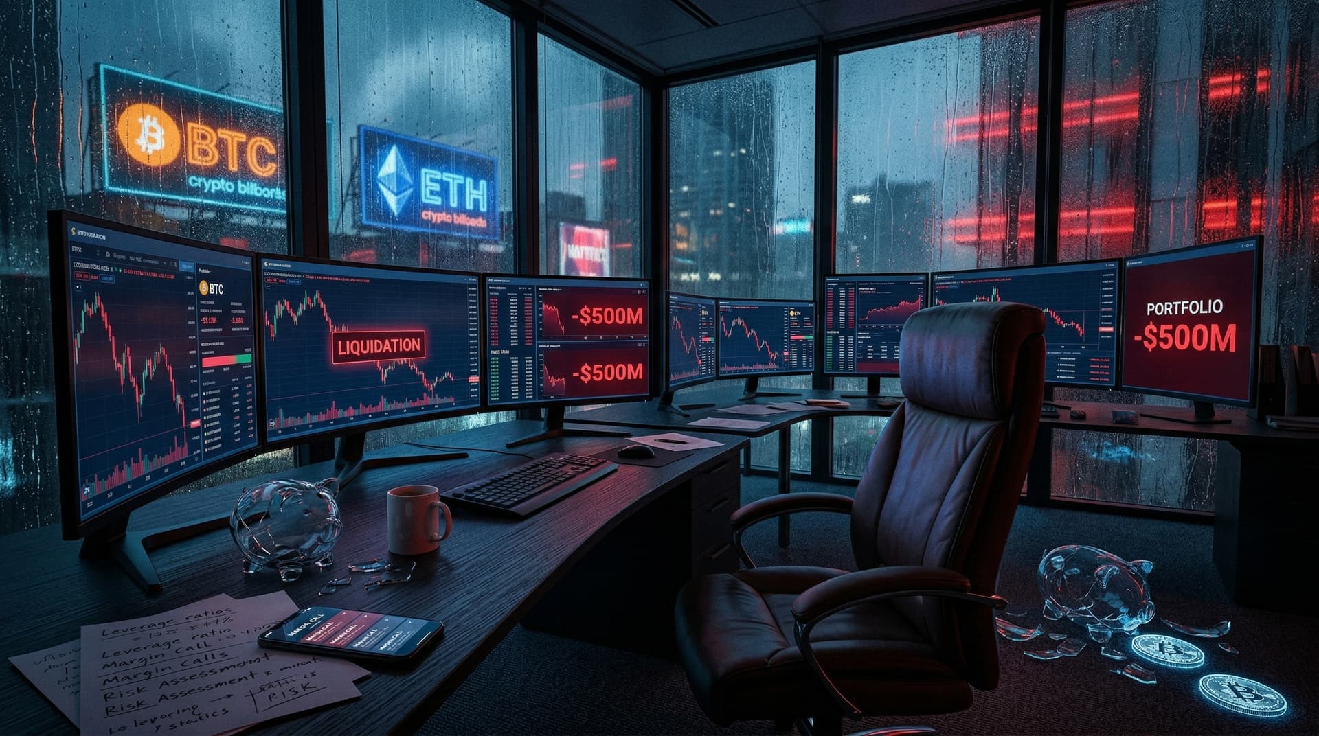 Cryptocurrency Losses Crush 10 Traders for $2.8B on April 11