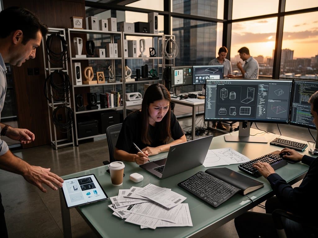 Designer closes Adobe app amid rebellion, switches to Affinity and Figma on screens in tense creative studio